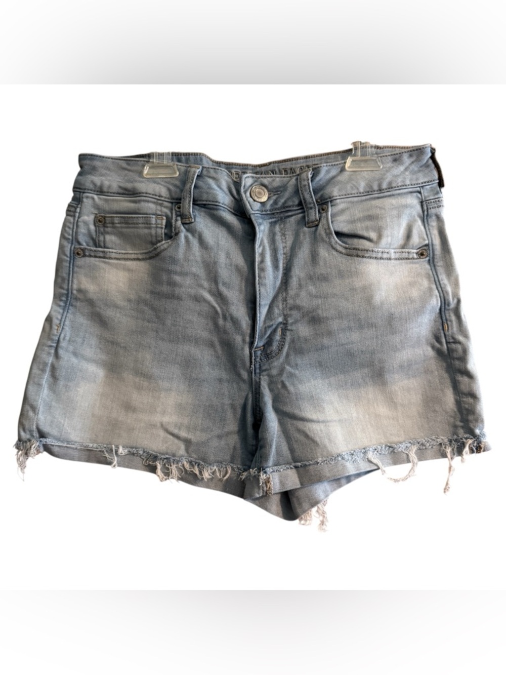 💜4/$40 American Eagle Outfitters Light Wash Distressed Denim Shorts